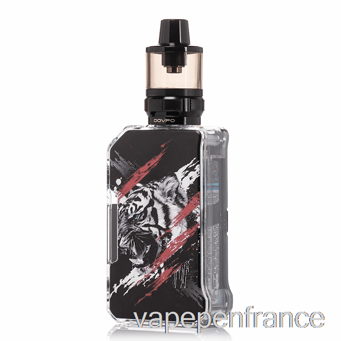 Dovpo Mvp 220w Kit De Démarrage Stylo Vape Transparent Tigre